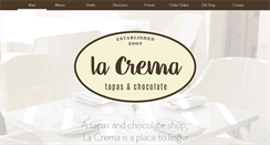 Desktop Screenshot of lacrematapas.com